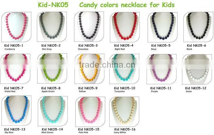 Natural Wooden Baby Teething Necklace
