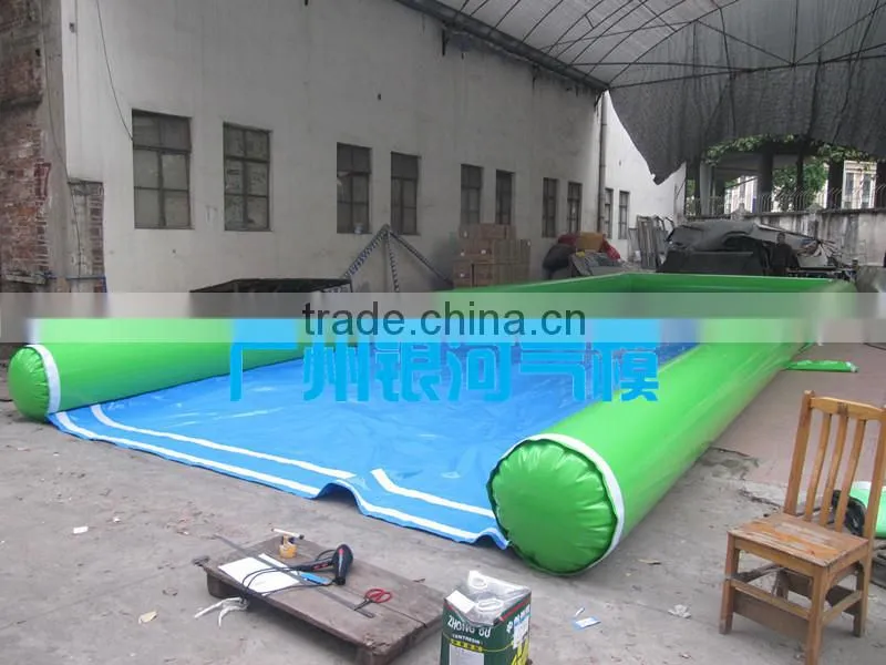 2016 Hot Sale Extreme Inflatable Slip n Slide the City 3 lanes inflatable water slide