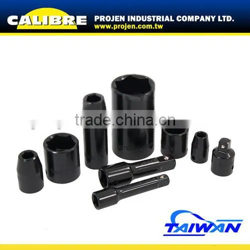CALIBRE 38pc 6 point 1/2"&3/8" drive impact socket set