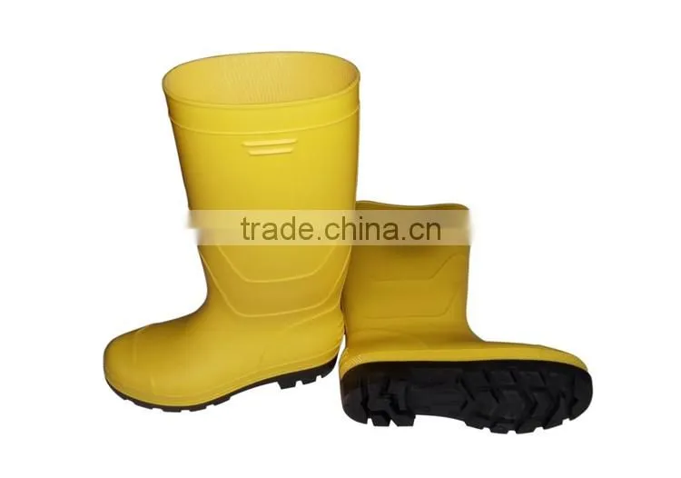 yellow wellington boots without steel toe,rain boots,rain shoes