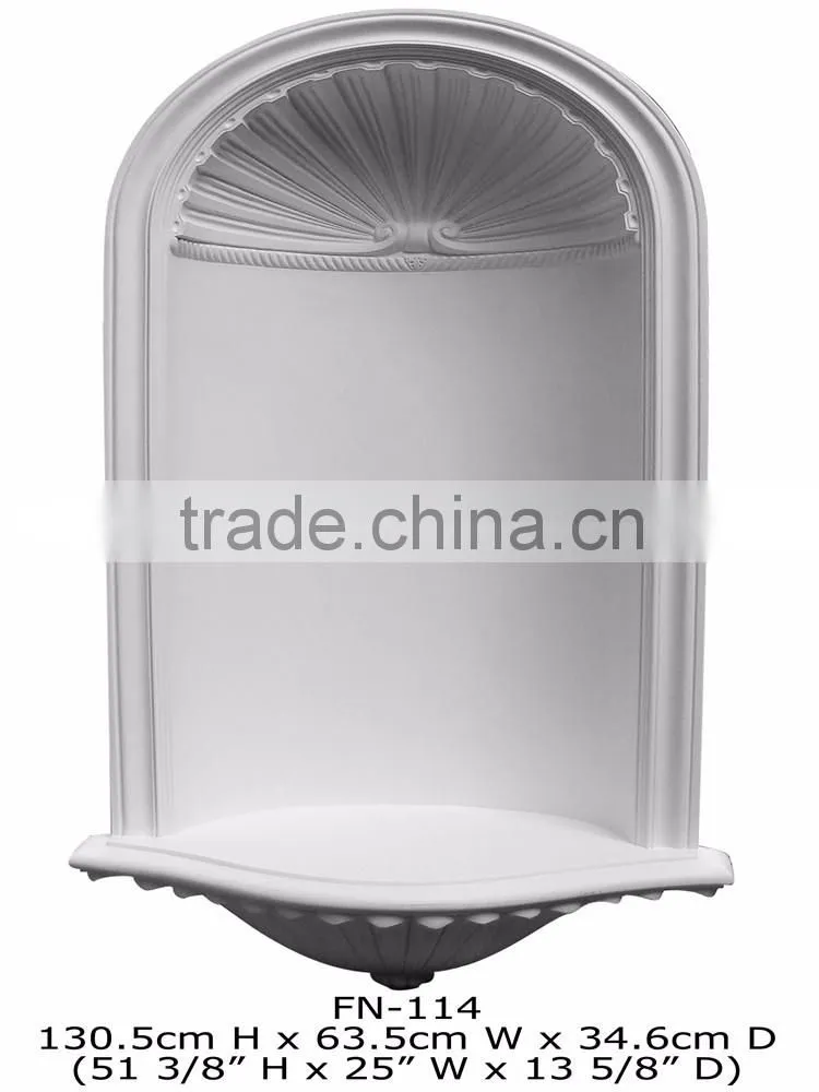 2016 Polystyrene High Quality beautiful PU decorative Shelvings