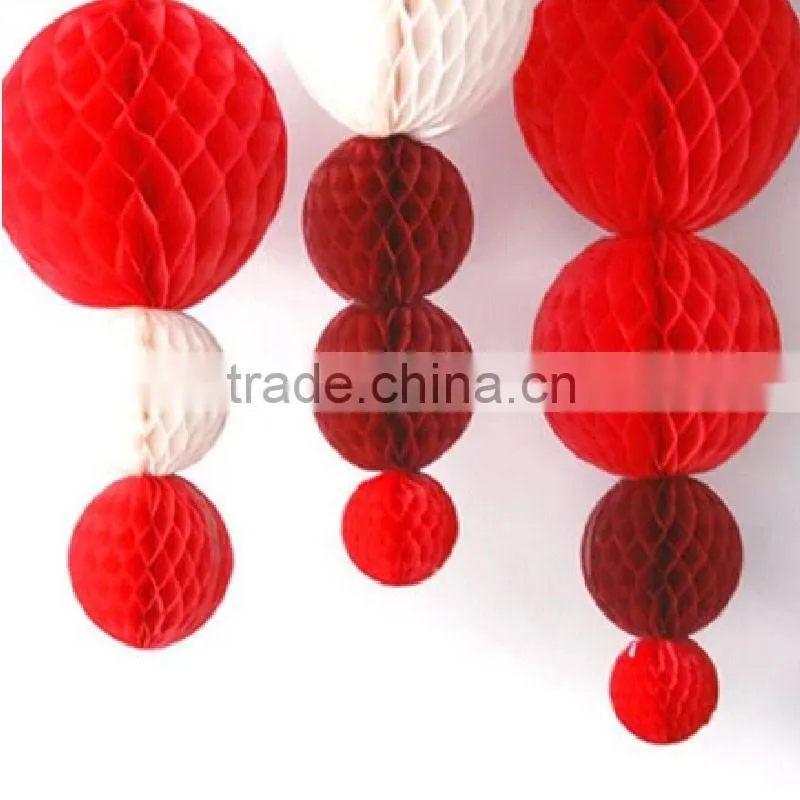 Hotsales honeycomb paper ball for decoration wedding
