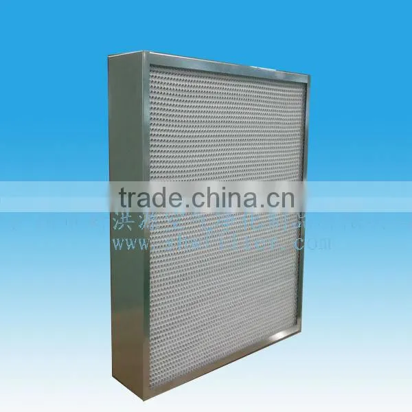 High temperature H13 deeppleat hepa air filter factory
