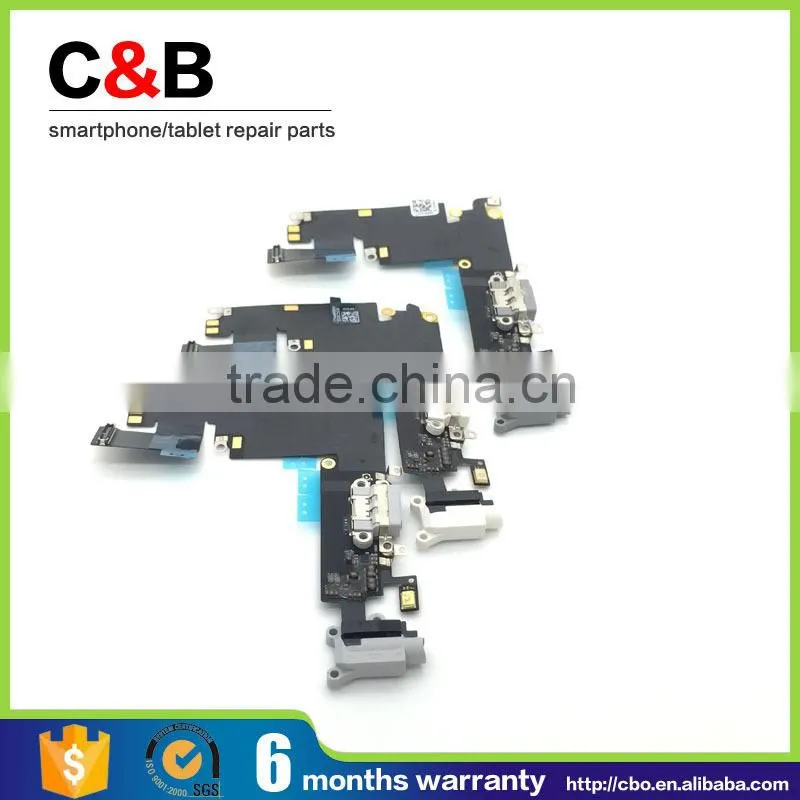 For iPhone6 plus Charging Port connector dock Flex Cable with Headphone jack