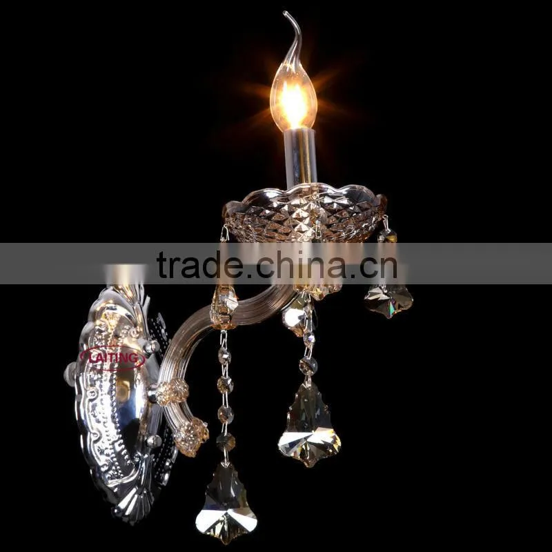 crystal candles wall sconces for bedroom