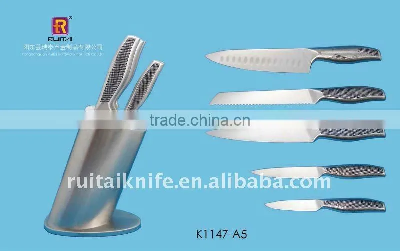 Hot stainlesss steel kithcen knife set