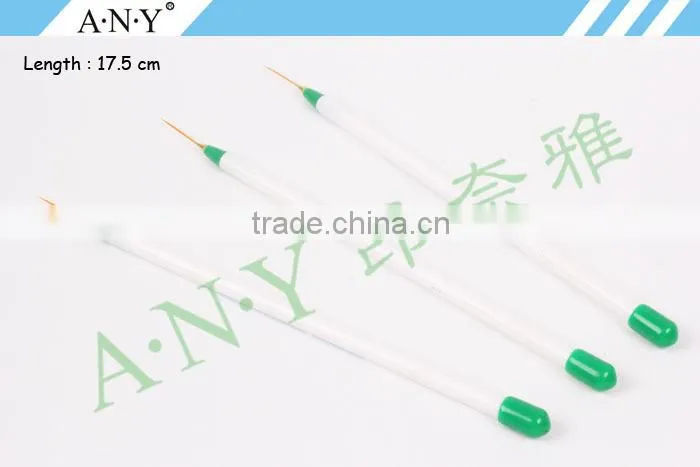 ANY Cheap Nail Art Nylon Liner Painting Plastic Nail Brush