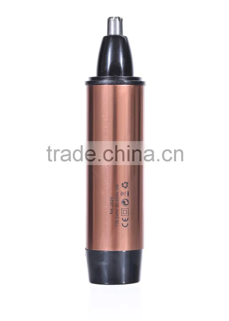 High quality 2 in 1 manual nose hair trimmer corded NK-2020