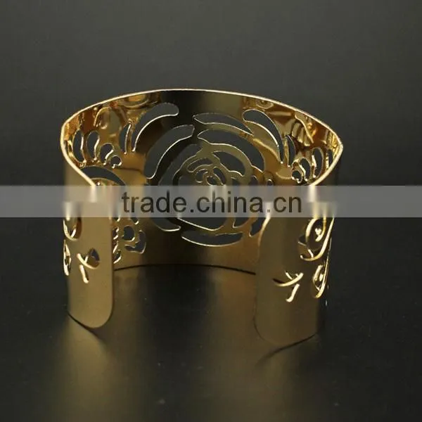 description women gold bracelet, 18k solid gold bracelet
