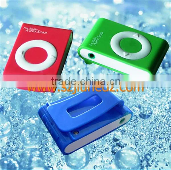Promotional Mini FM Auto Scan Radio With Back Clip