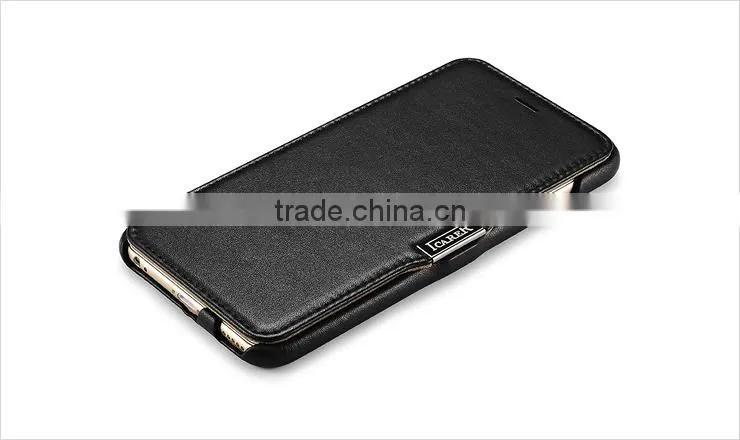 genuine leather wallet case for iPhone 6 5.5 inch