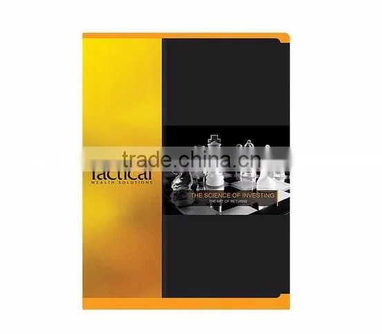 Personalized quality paper a4 presentation folder printing