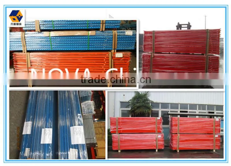 Warehouse racking for Push Back Racking System