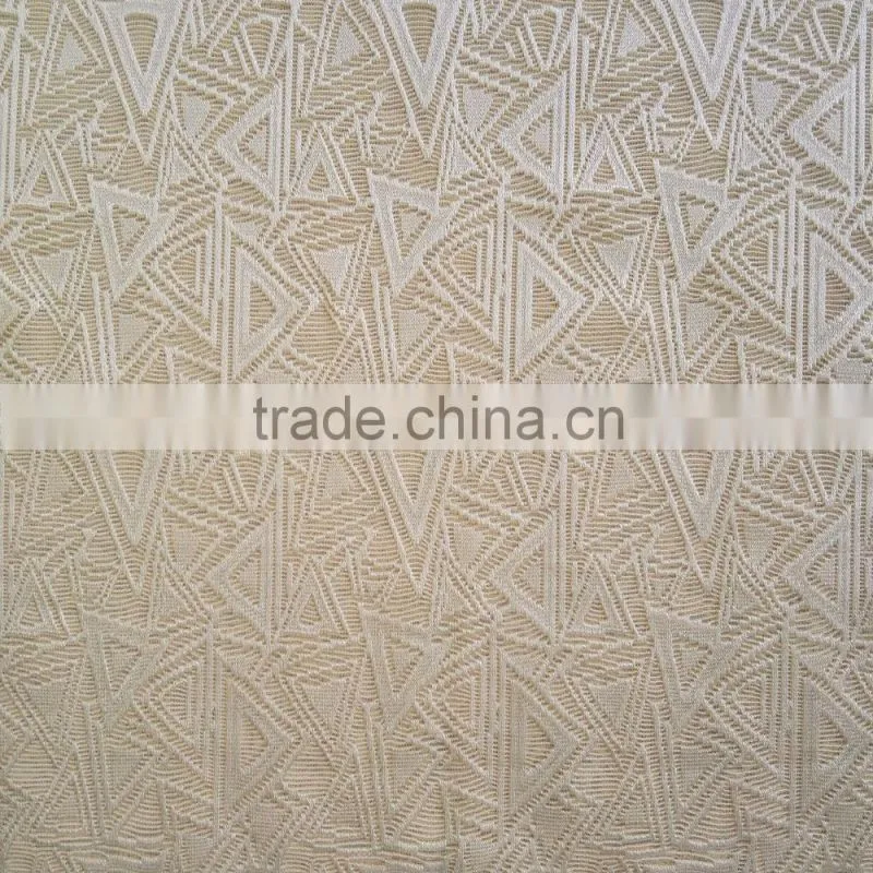 Factory new design 90/10 nylon spandex triangles patern jacquard fabric, female dress jacquard fabric