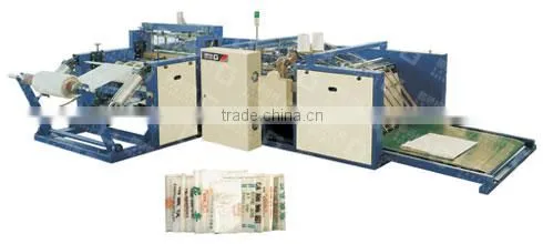 plastic PP woven bag cutting machine and sewing machine