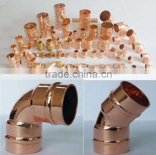 Copper Reducing Tee C xC x C