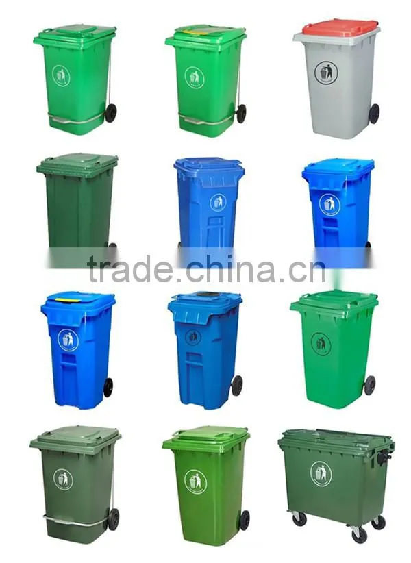 Plastic outdoor trashbin