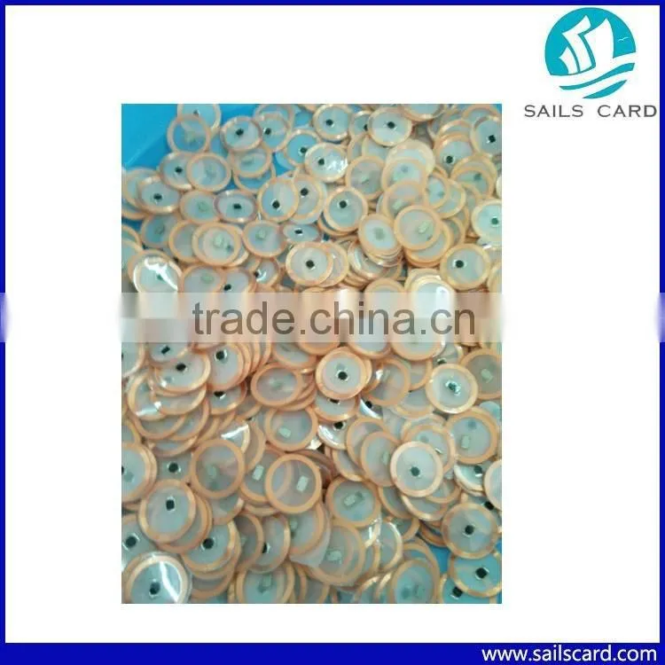34mm RFID patrol tag with one hole and 3M glue NFC tag for Patrol system