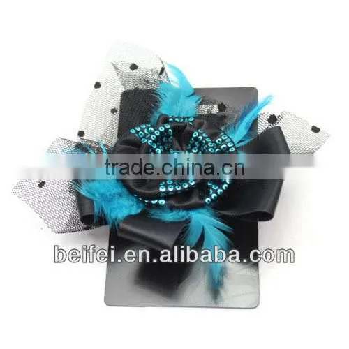 Feather Flower Brooch