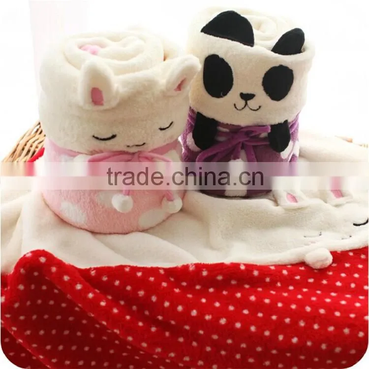 Coral Fleece Children Carton Blanket Baby Sleeping Blanket