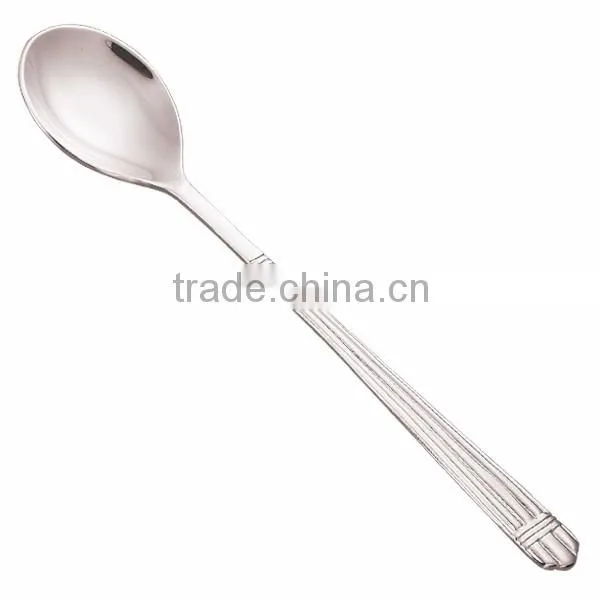 Solid Serving Spoon Stainless Steel silver dispenser spoon Mirror Finish serveware for Elegant Buffet Serving