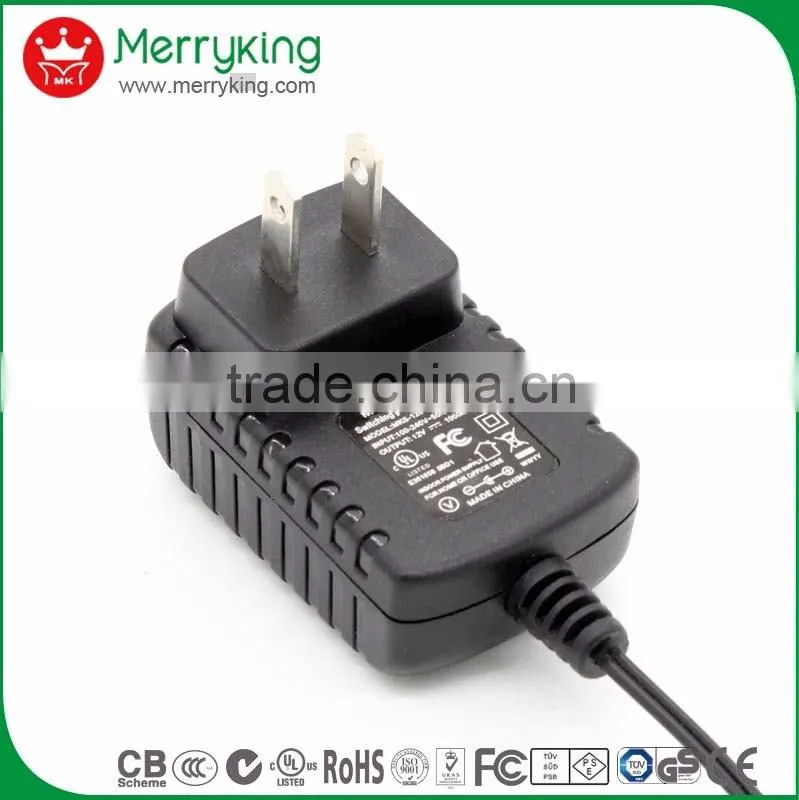 high quality dc 5v 0.5a 1a 2a 3a 4a power supply 12v 1.25a ac dc adapter with 3 years warranty