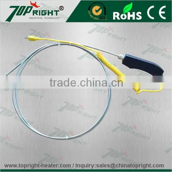 2016Topright new arrival Handle K type surface probe thermocouple for high temperature sensor