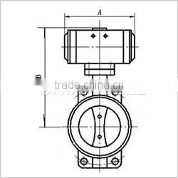BGTWA Type wafer butterfly valve