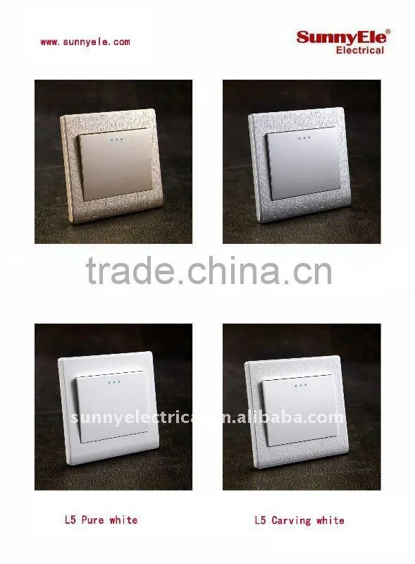 doorbell switch, white panel