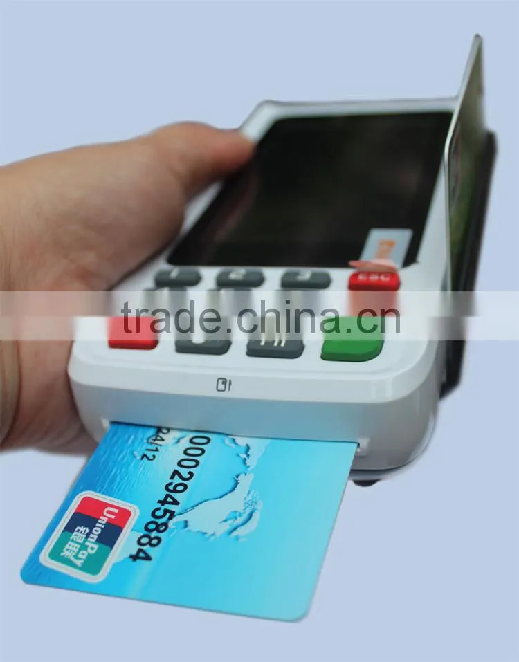 Intelligent Financial Handheld POS Terminal With Payment and Printer