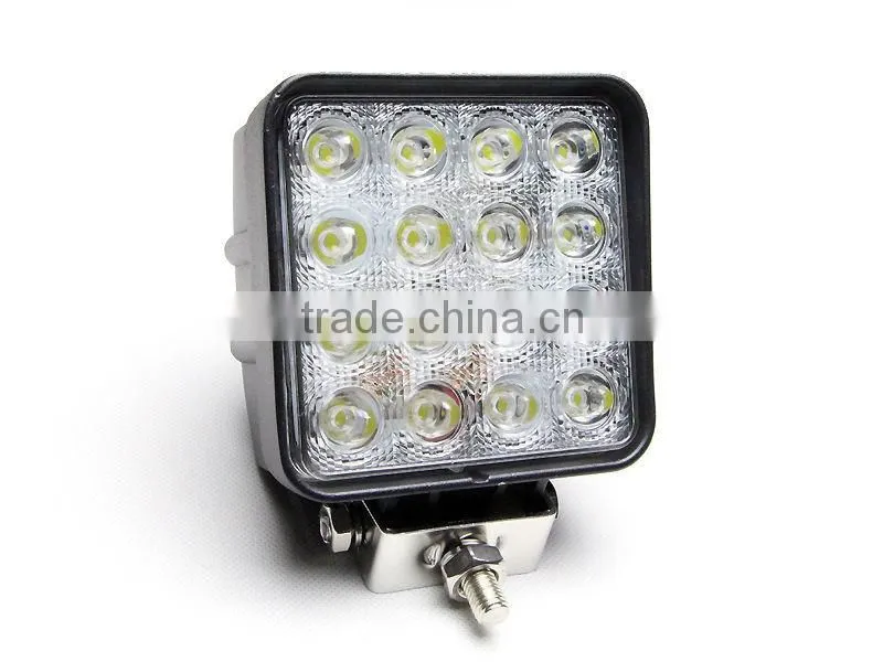 16pcs*3w 48w High Intensity Epsitar LEDS 48W Led Work Light Driving Light Led Offroad Light For 4wd For Jeep Truck