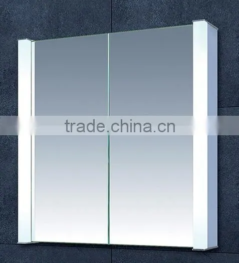 Bathroom mirror cabinet exporter with led side lights