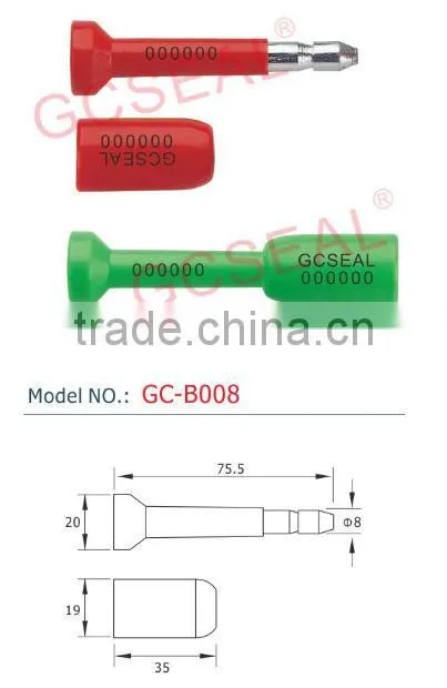 New Type Security numbered Bolt Seal GC-B008