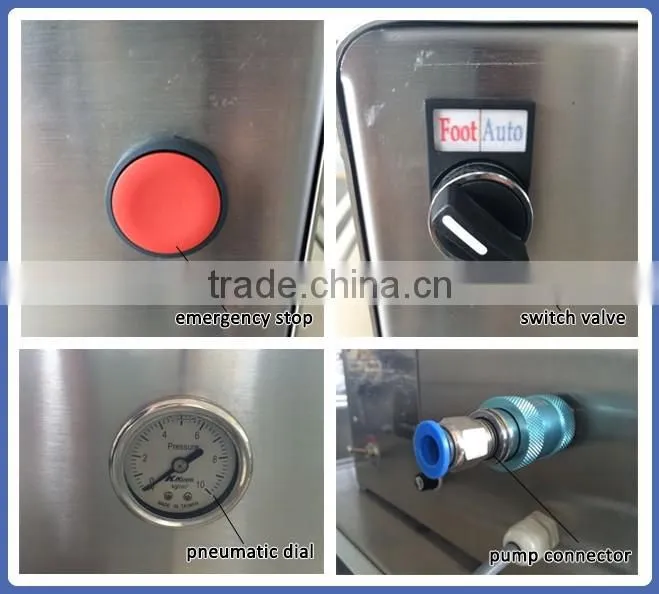 Semi Automatic 10-100ml Peanut Butter Pneumatic Filling Machine