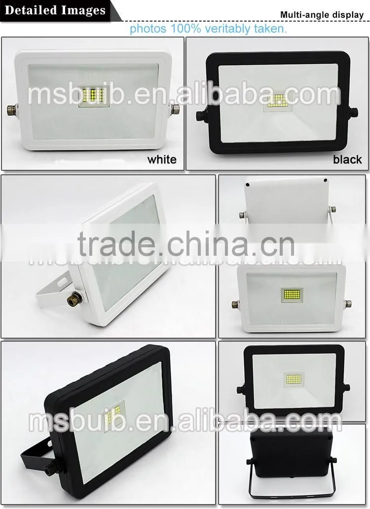 Haining Mingshuai LED flood lights SMD very thin IP65 waterproof TUV CE and RoHS approved