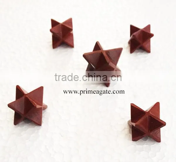 Wholesale 2016 Red Jasper Merkaba stars | Indian Healing stones sale