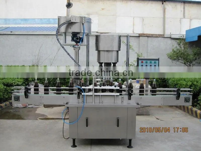 Aluminum Screw Capping Machine for sealing of disposable aluminum wring type anti-theft caps