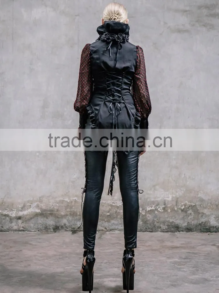 Devil fashion 2015 latest ladies gothic shirt SHT00203