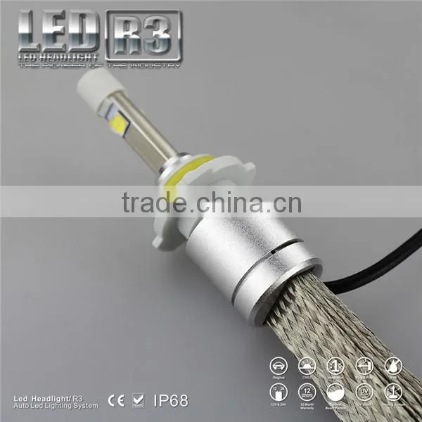Factory outlet Long life-span fanless led auto head lamp 9005 headlight