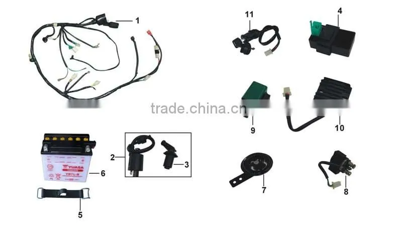 Top grade Rato ATV horn switch shock absorber