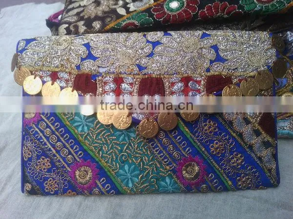 new chirtmas gift wholesale price Vintage Gypsy Banjara Clutch Purse Handmade Patchwork vintage Banjara Coin Purse