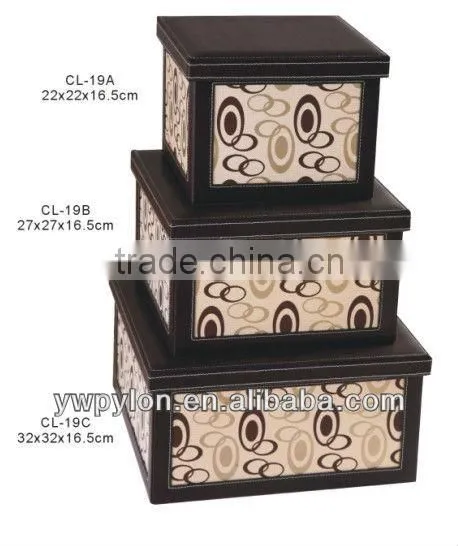 Fabric storage box