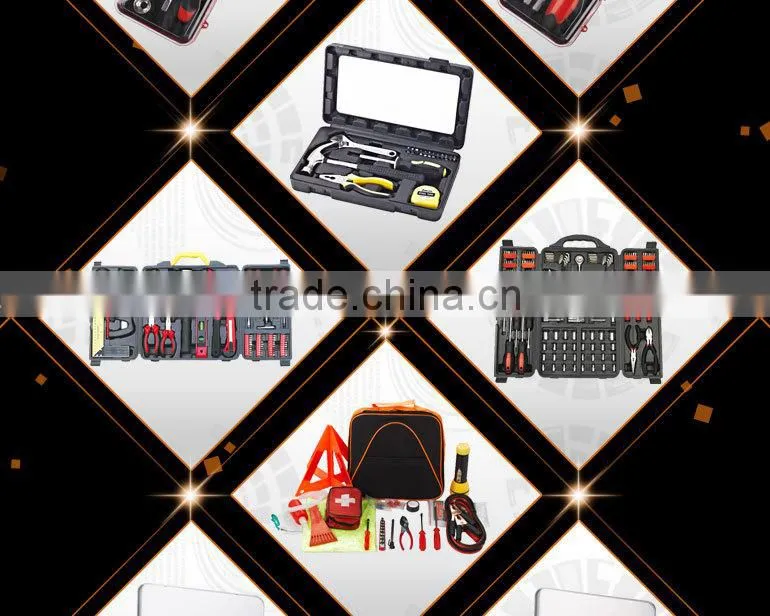 28pcs Hardware Tool with Folding Leather Tool Bag