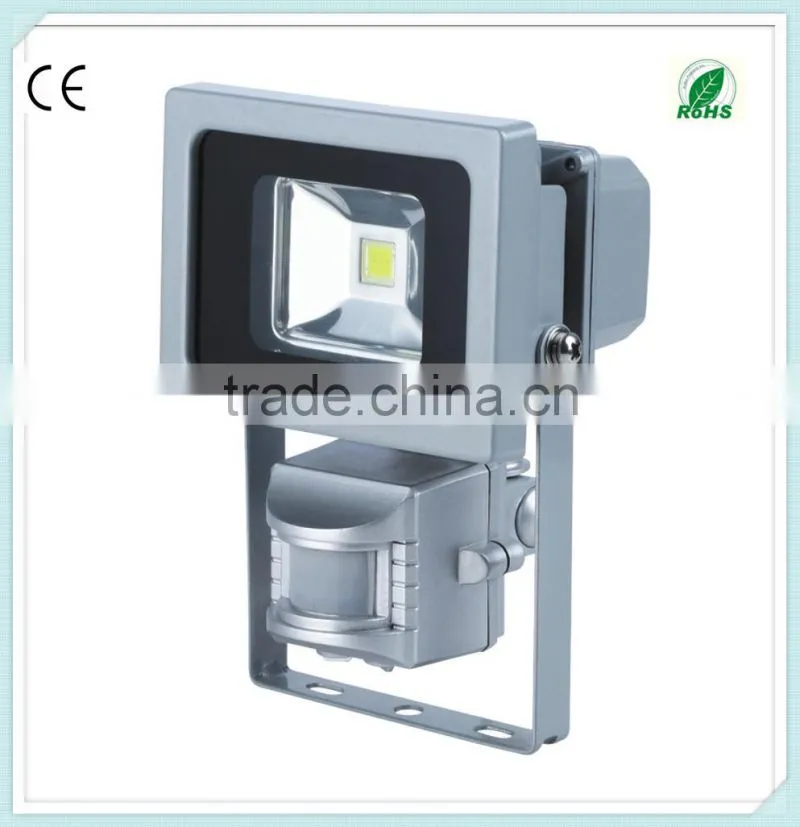 110-240V ip 65 waterproof CE ROHS led sensor floodlight