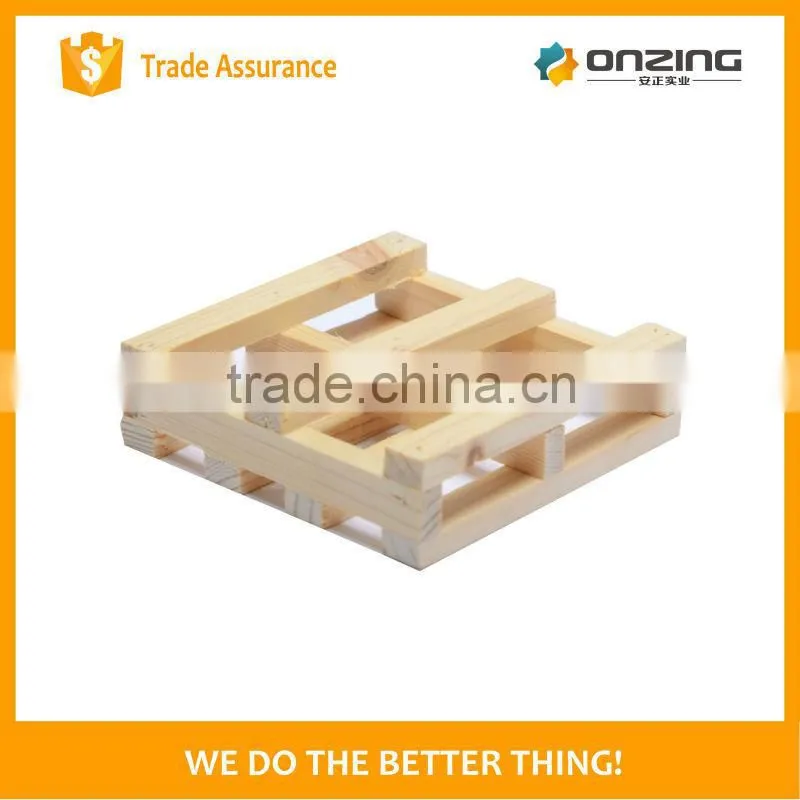 Paper cube shape custom printed wooden pallet notepad cube