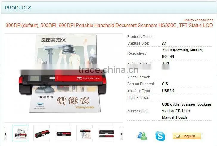 portable handy scan color scanner pen