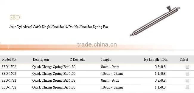 304 stainless steel watch spring bar