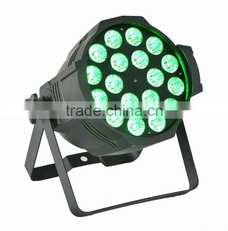 18*18W 6 in 1 rgbaw uv led par light