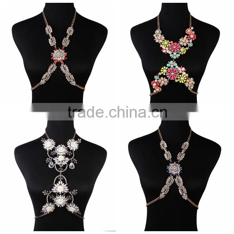 Crystal sexy waist belly chain body jewelry body chain