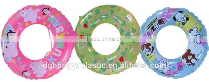 Bright Color Inflatable Swimming Ring